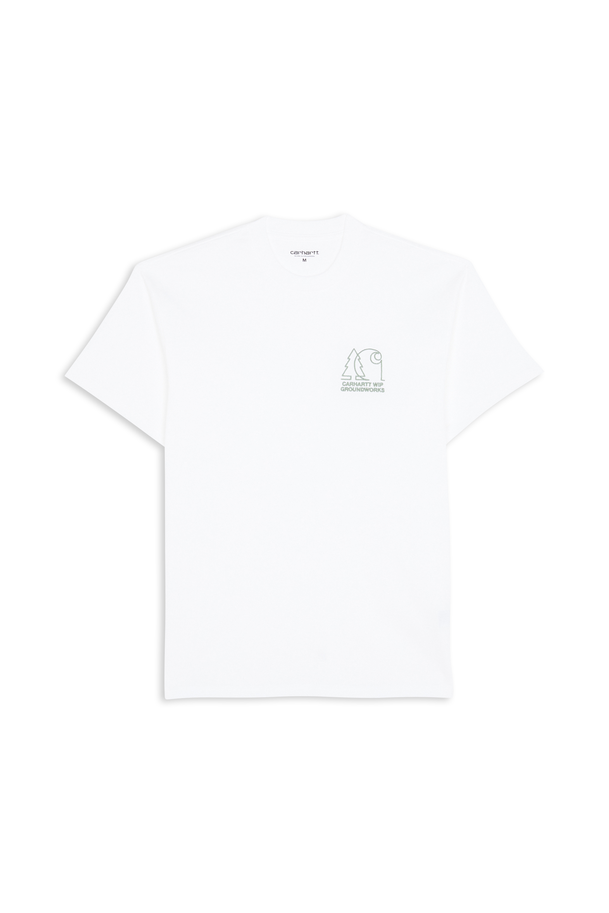 CARHARTT WIP T-shirt S/S Groundworks T-Shirt Blanc