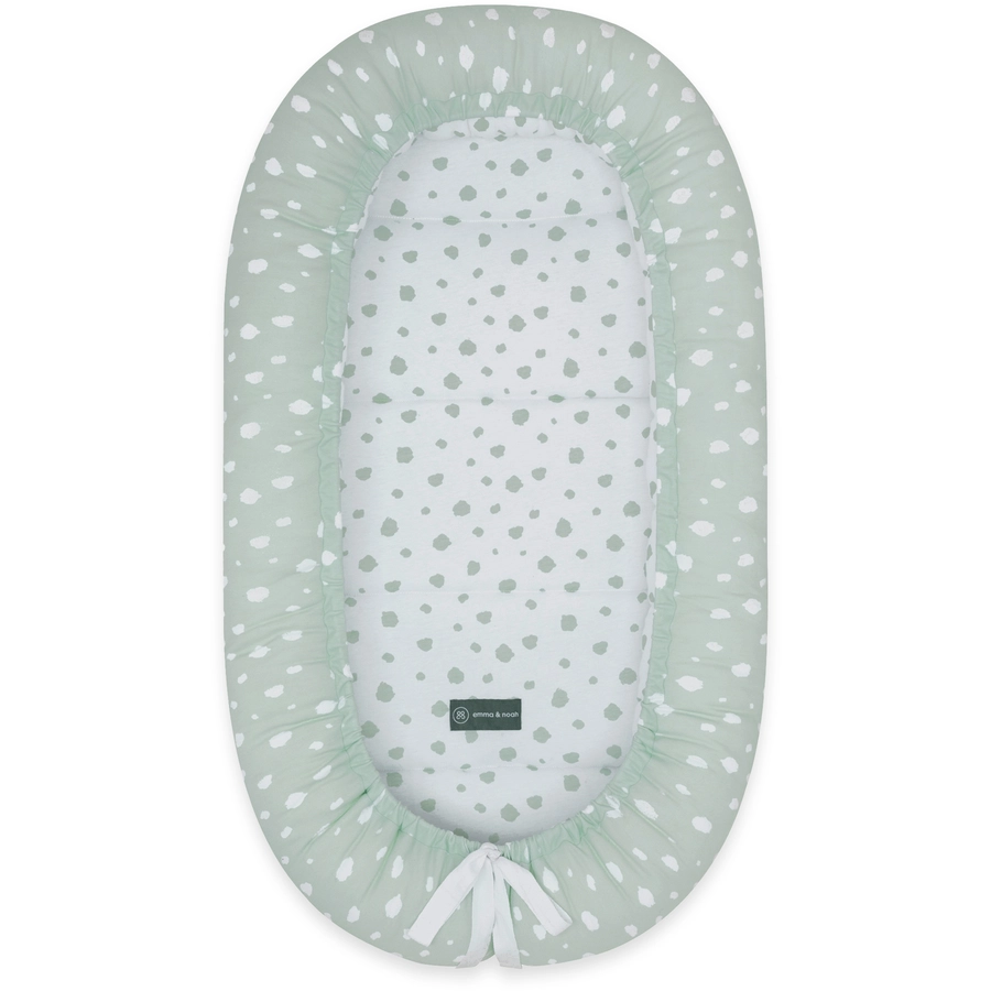 emma & noah Kuschelnest Punkten Mint
