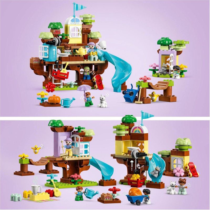 LEGO DUPLO - Boomhut - Educatief Speelgoed - Leerzaam - 3 Jaar en Ouder