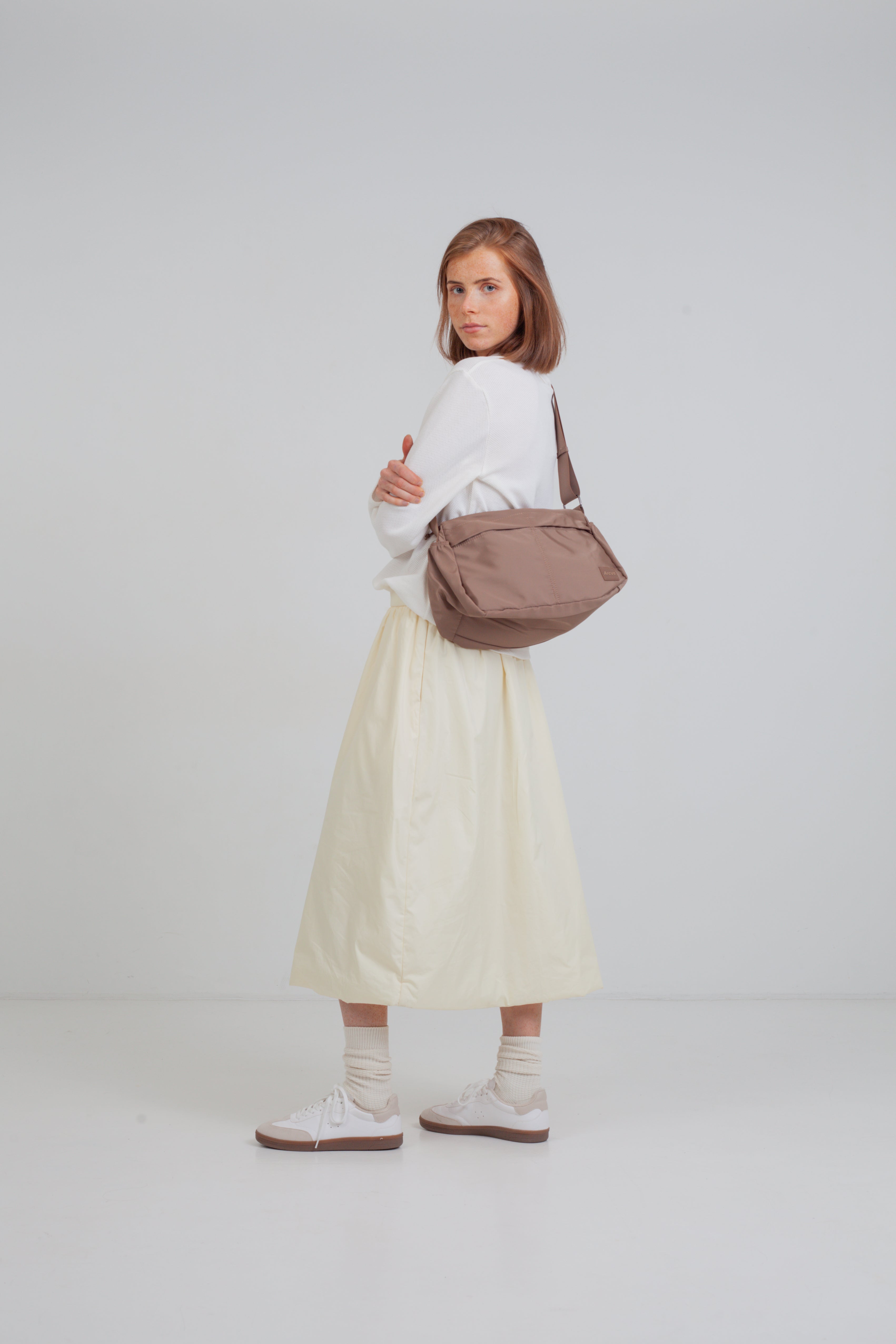 Arcus  Messenger crossbodytaske - brun