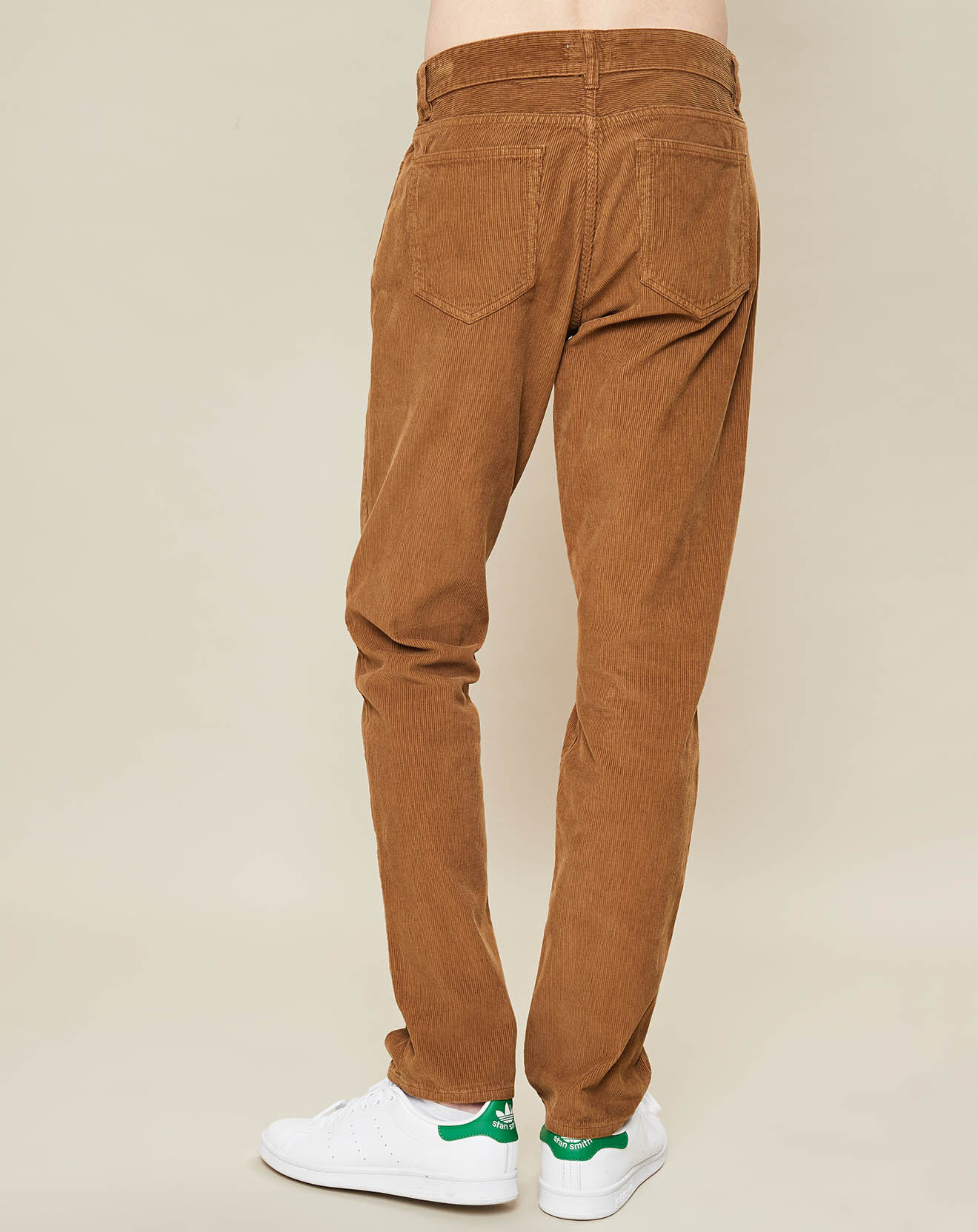 Hartford Pantalon en velours côtelé Tim camel