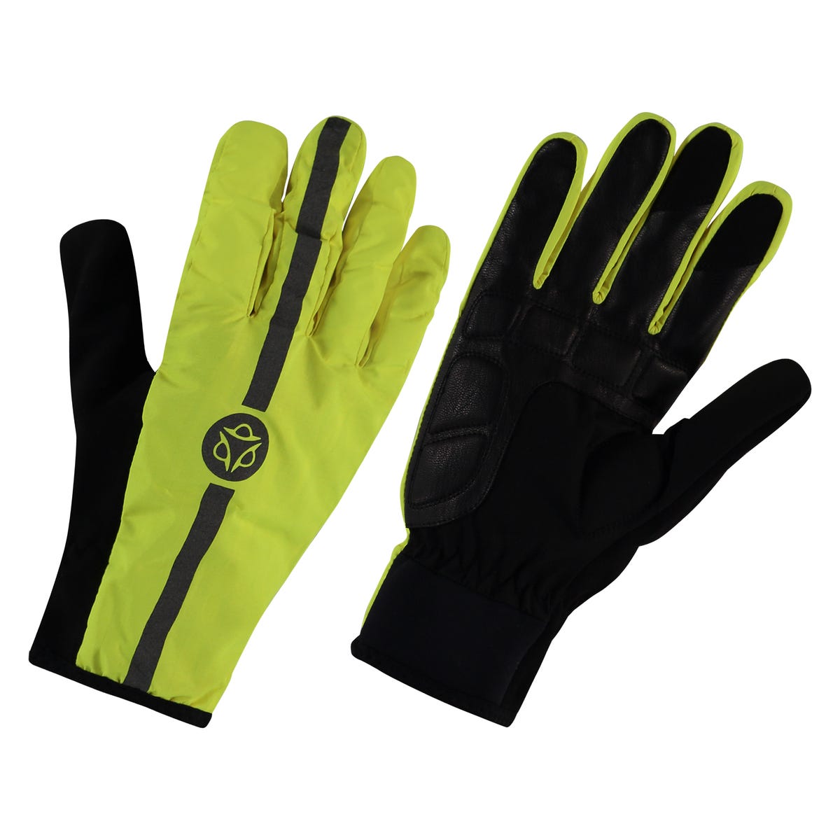 AGU Commuter Hi-vis Tech Regen handschoenen - Yellow