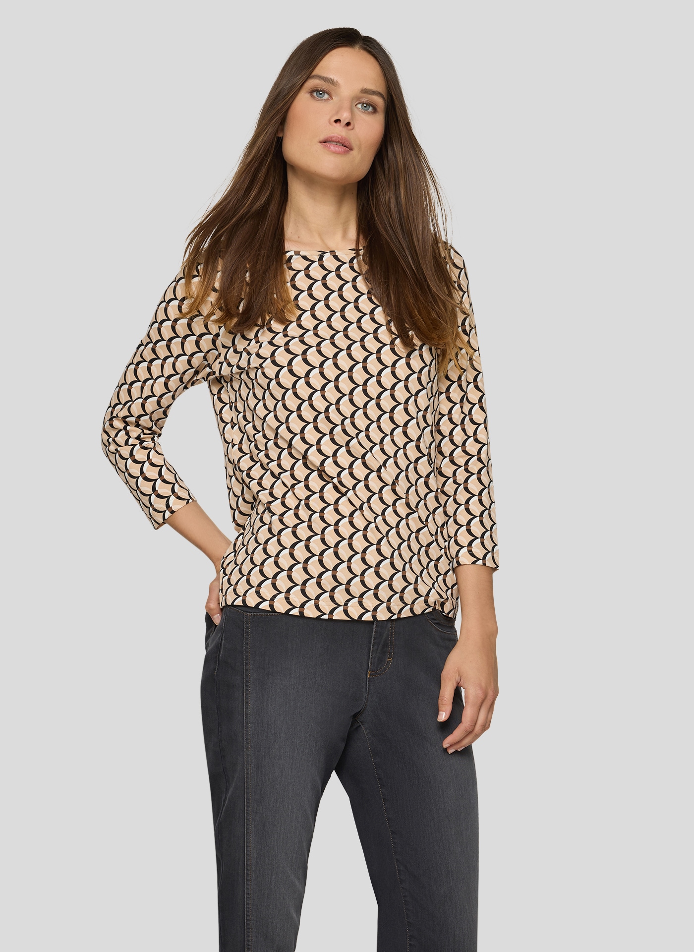 Rabe 3/4-Arm-Shirt mit All-Over Print