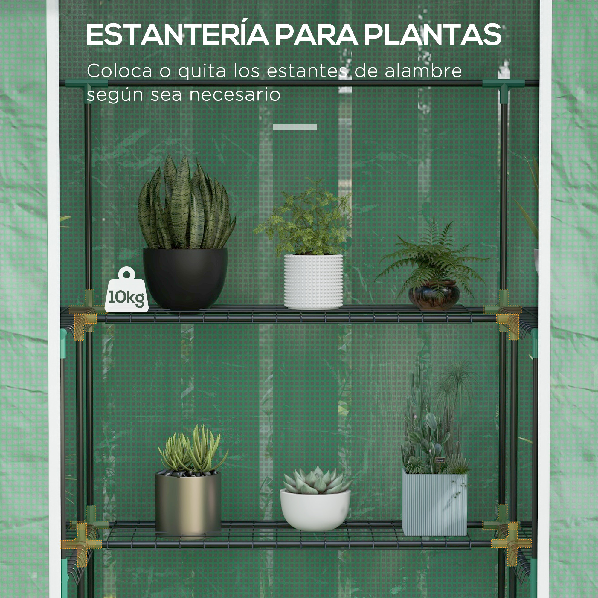 Estufa Outsunny para Jardim