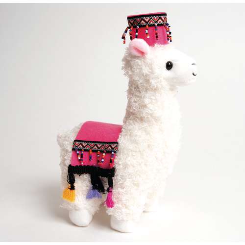 GLOREX Kuscheltier Lama zum Ausstopfen