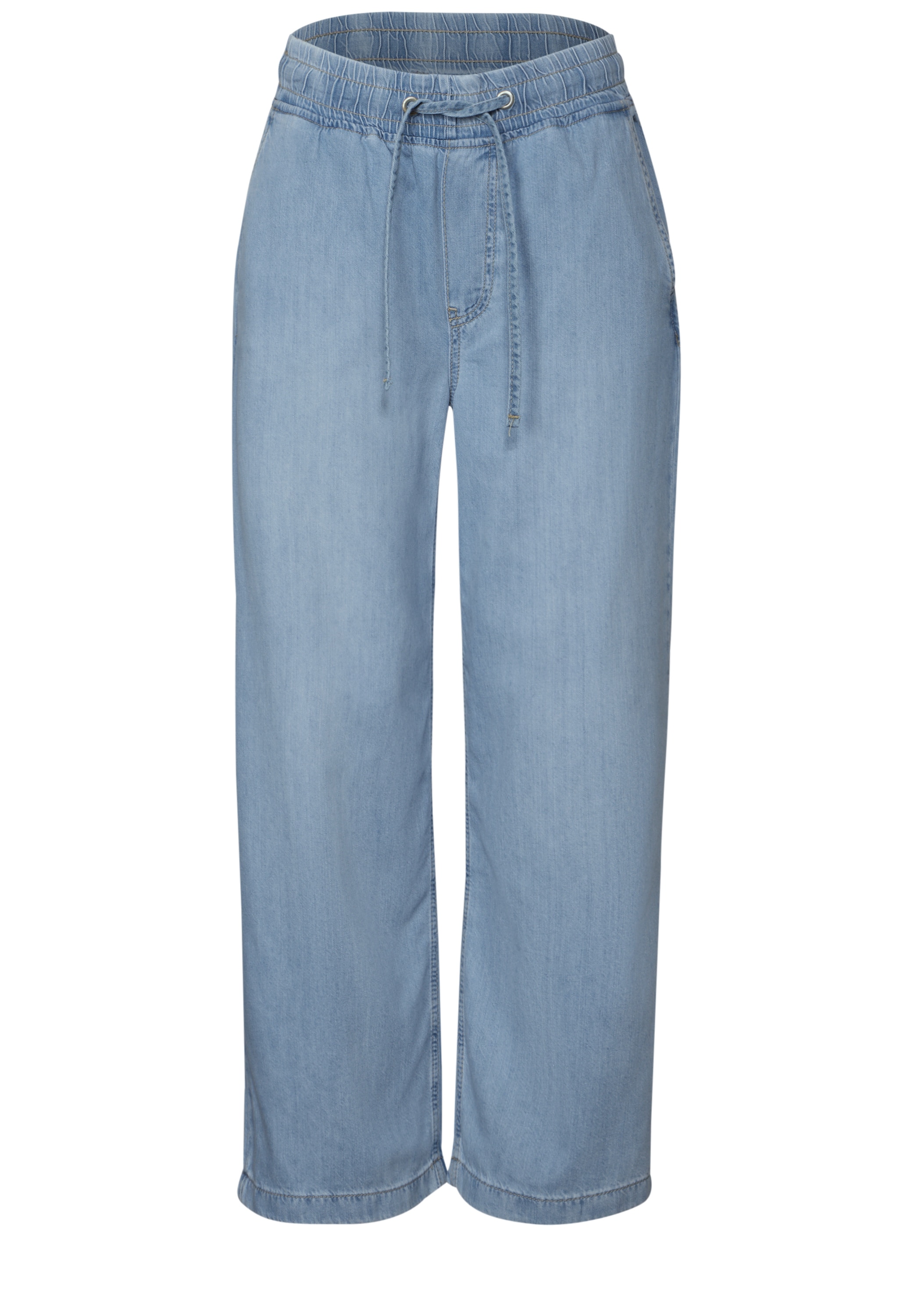 STREET ONE Weite Jeans , mit elastischem Bund und Tunnelzug