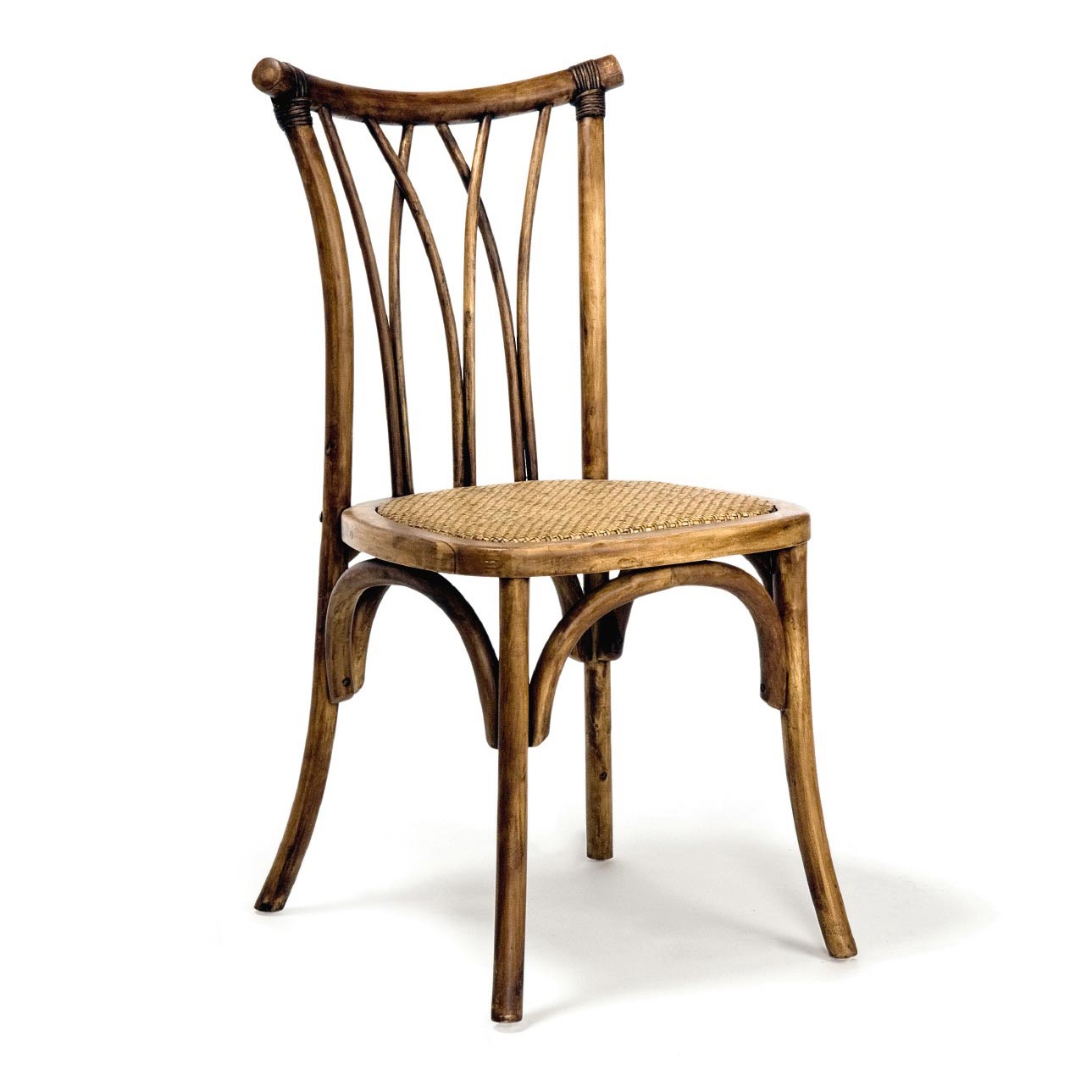 Stuhl 'Murs', braun, H 90 cm, B 45 cm, T 42 cm von fischer's lagerhaus