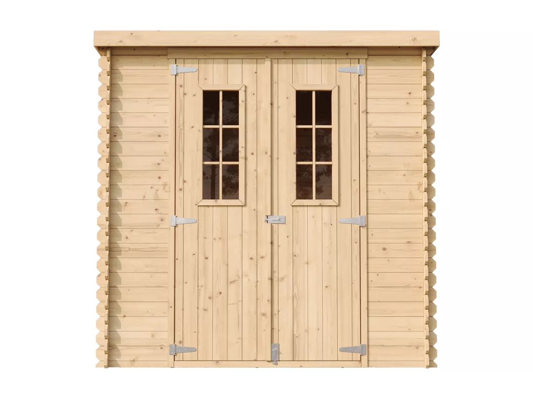 Abri de jardin en bois TIMBELA M311C - l204xL142xH200cm/2.22m2