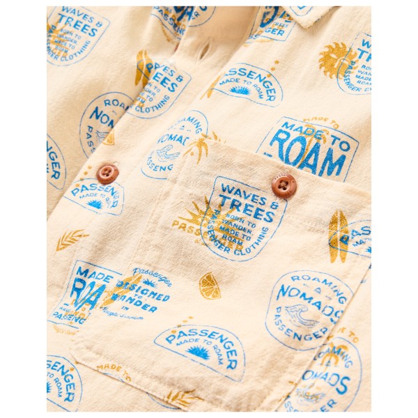 Passenger - Chill Textured Organic Cotton S/S Shirt - Chemise
