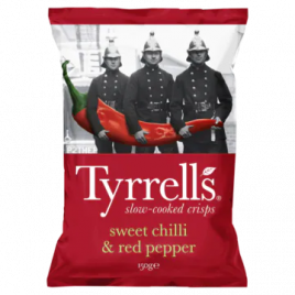 Tyrrells Zoete chili en rode peper paprika chips