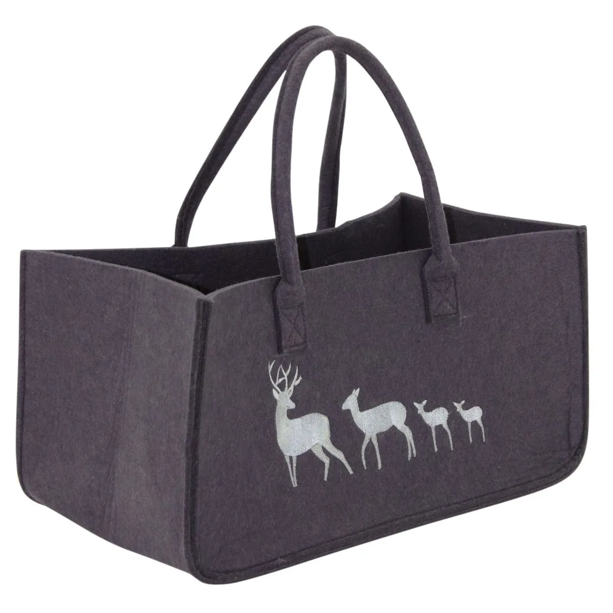 Aubry Gaspard Sac à bûches en feutrine