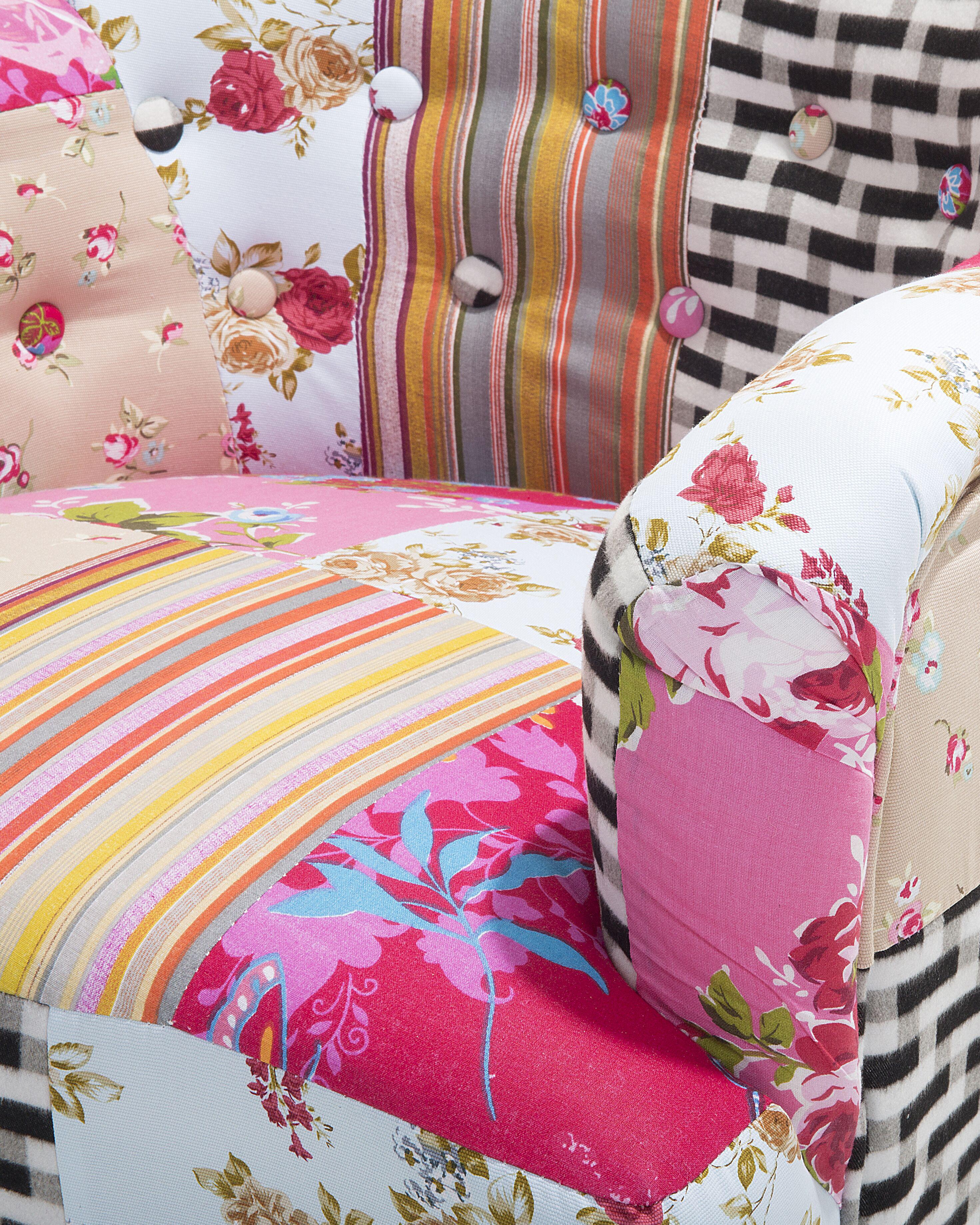 Fauteuil MANDAL Stof Roze