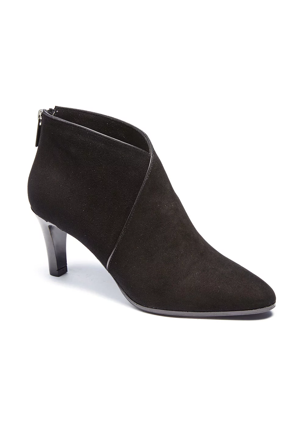 BOOTS BARGUE VELOURS NOIR