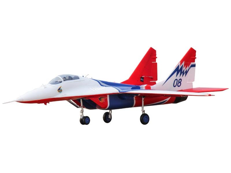 Arrows RC Impeller Jet Mikoyan MiG-29 Twin 64 mm PNP Scale EDF Jet mit zwei 12-Blatt Impeller