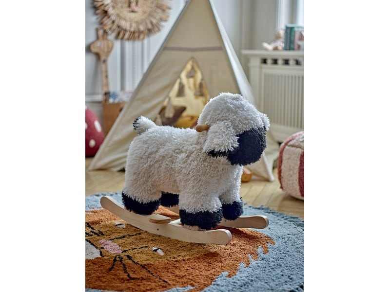 Bloomingville Schaukeltier Dolly Schaf Weiss Schaukelspielzeug