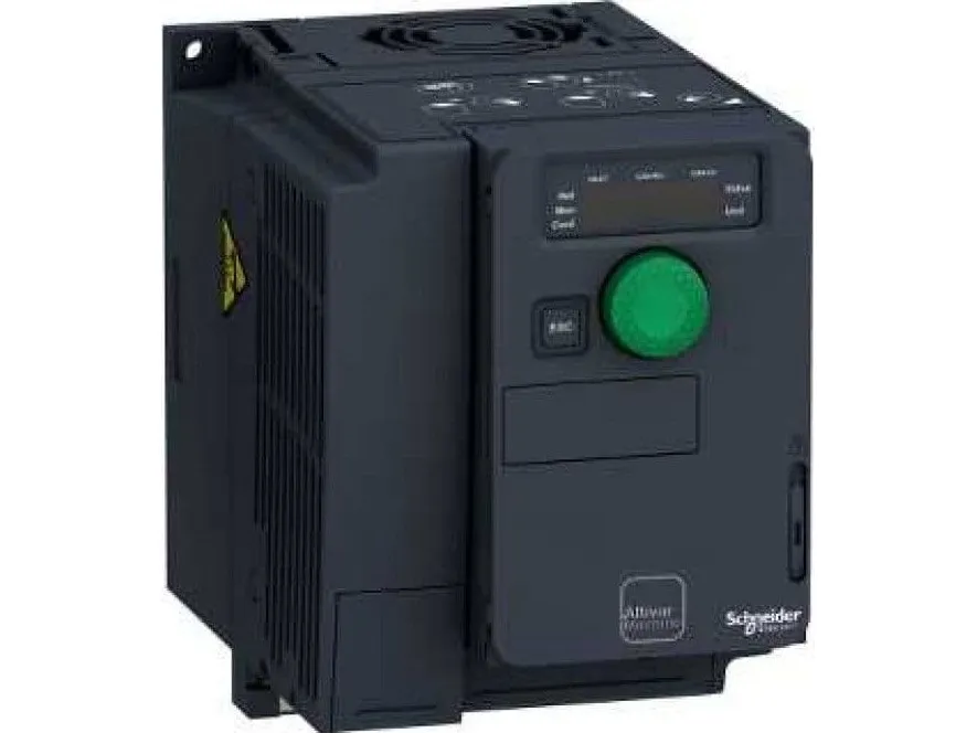 Schneider Electric ATV320U07N4C, Sort, IP20, -25 - 70 °C, 105 mm, 158 mm, 142 mm