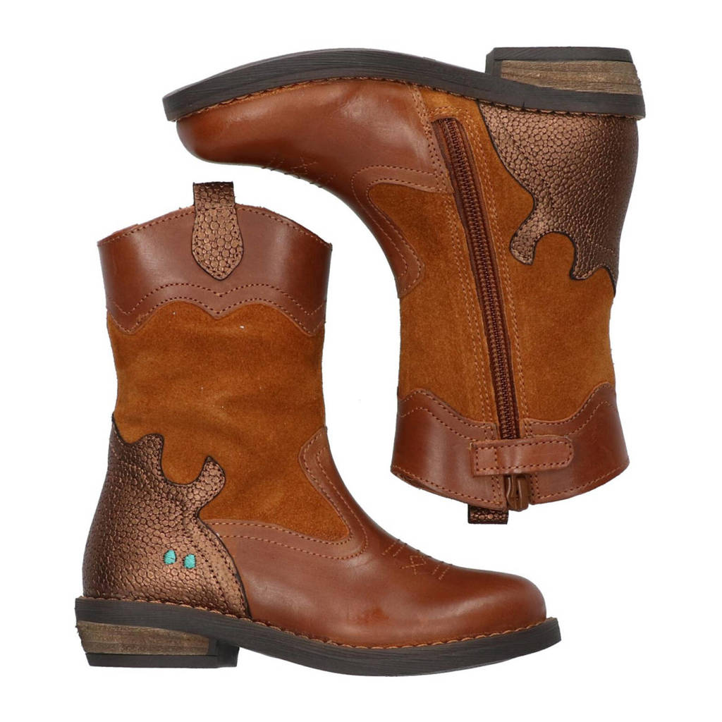 Robin Rodeoleren cowboylaarzen cognac