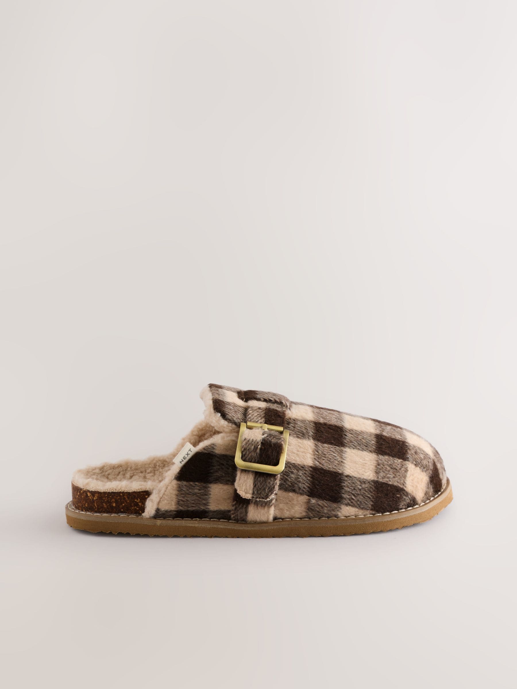 Geruit - Brushed Slippers