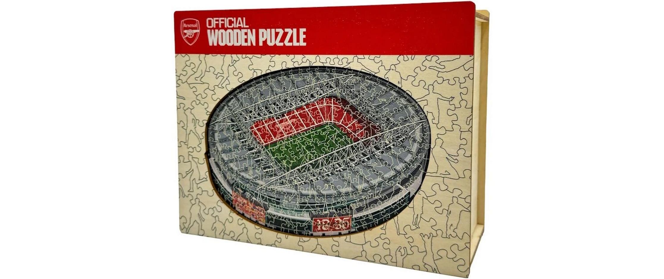 Arsenal FC – Emirates StadiumOffiziell lizenziertes Holzpuzzle, Grösse M