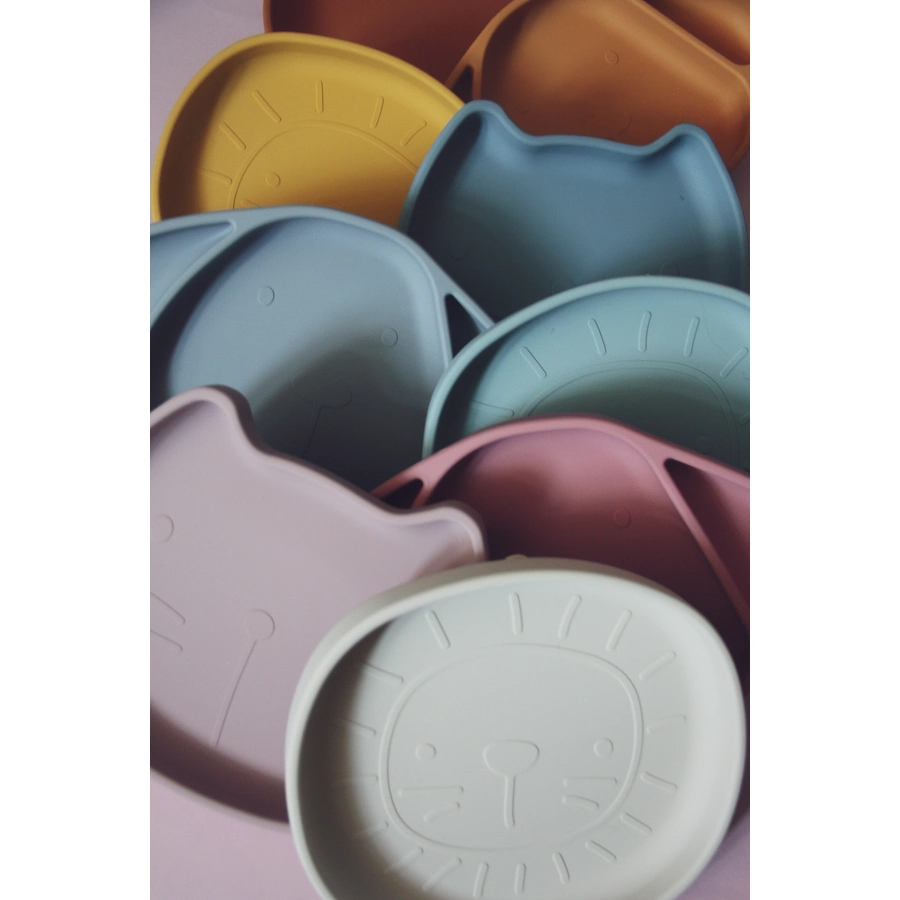 the cotton cloud Teller mit Saugfuss aus Silikon Milo Honey