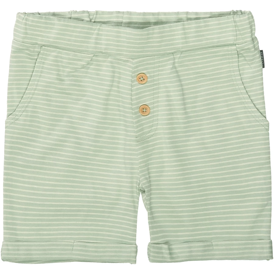 STACCATO Bermudas dark mint gestreift