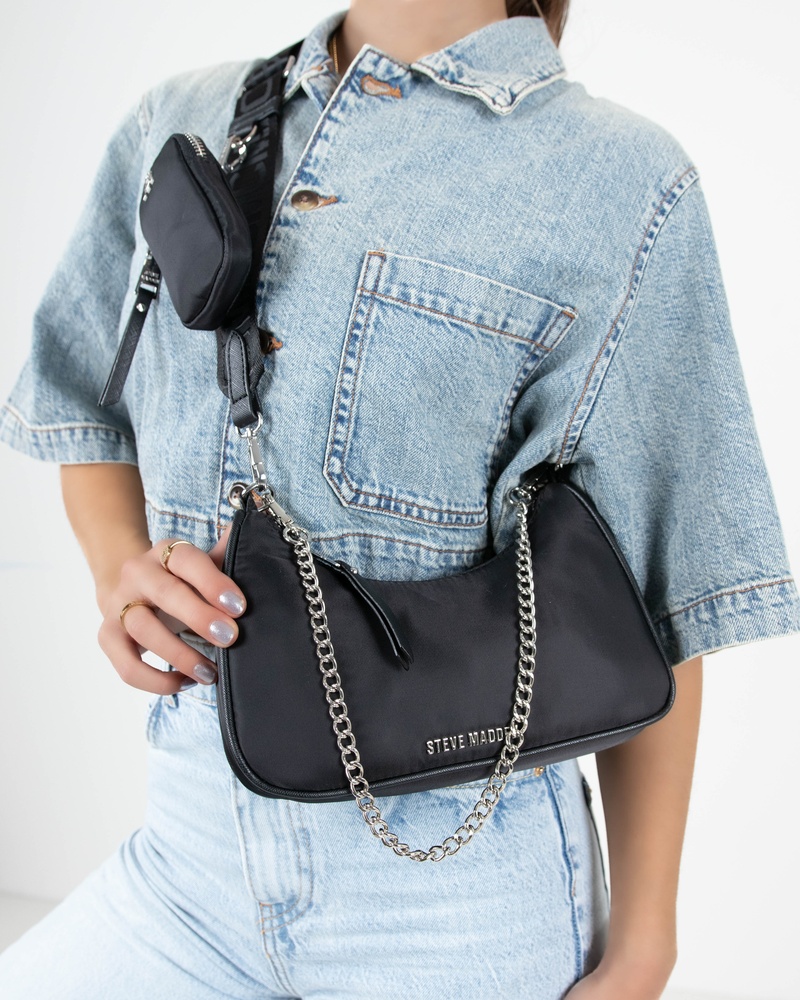 Steve Madden BVital Schoudertas  - zwart