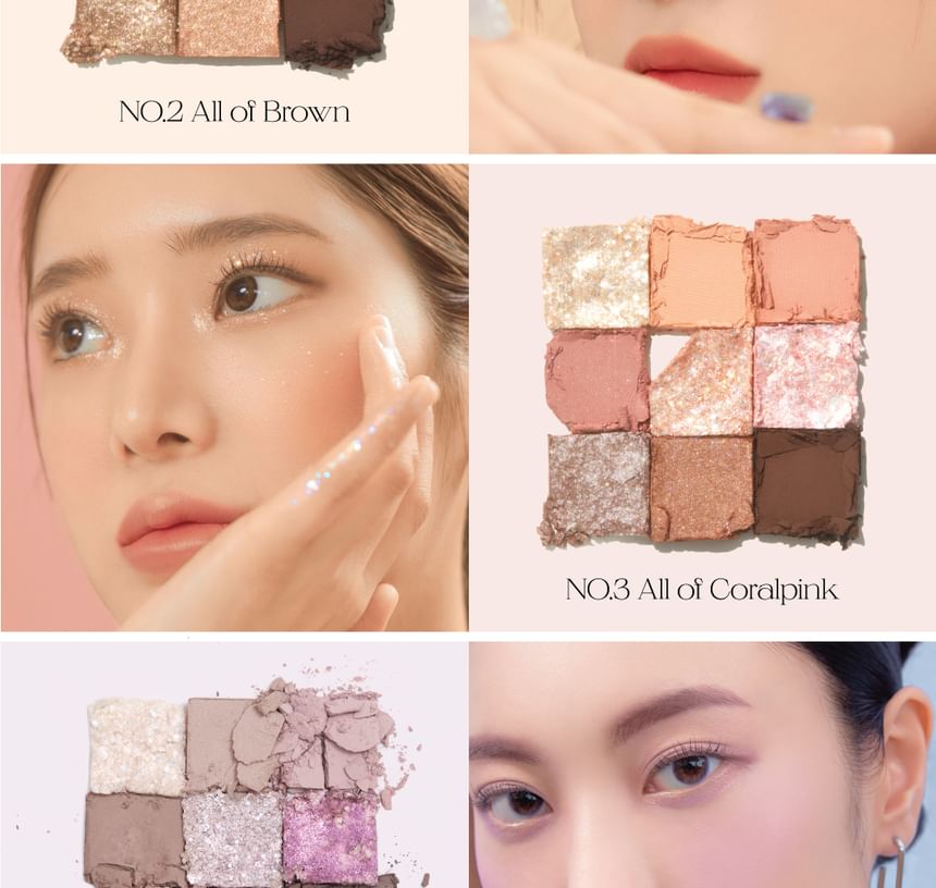 UNLEASHIA - Glitterpedia Oogpalette - 7 Soorten