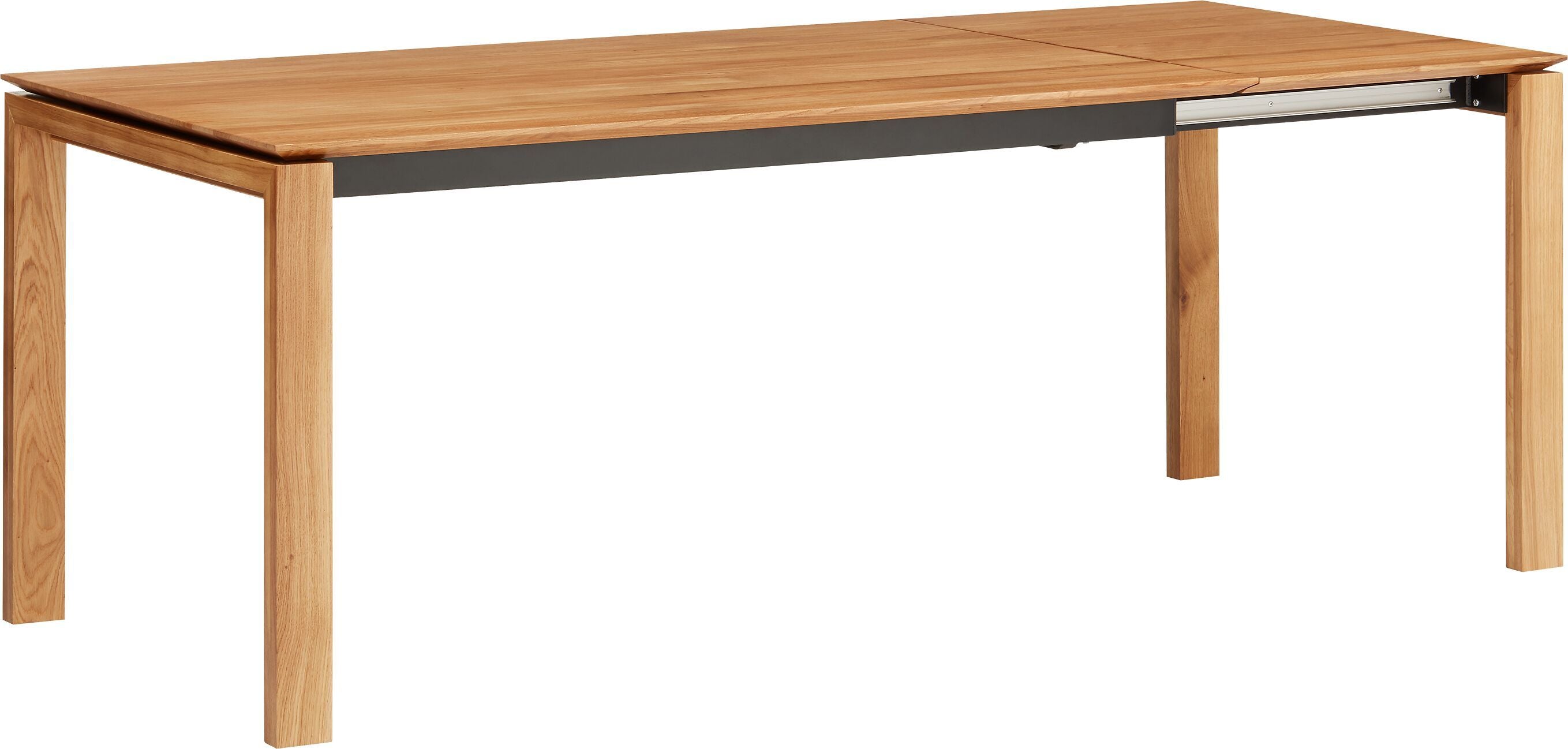 MEDICI Ausziehtisch - Eiche massiv / B: 150.0 cm x T: 90.0 cm x H: 76.5 cm