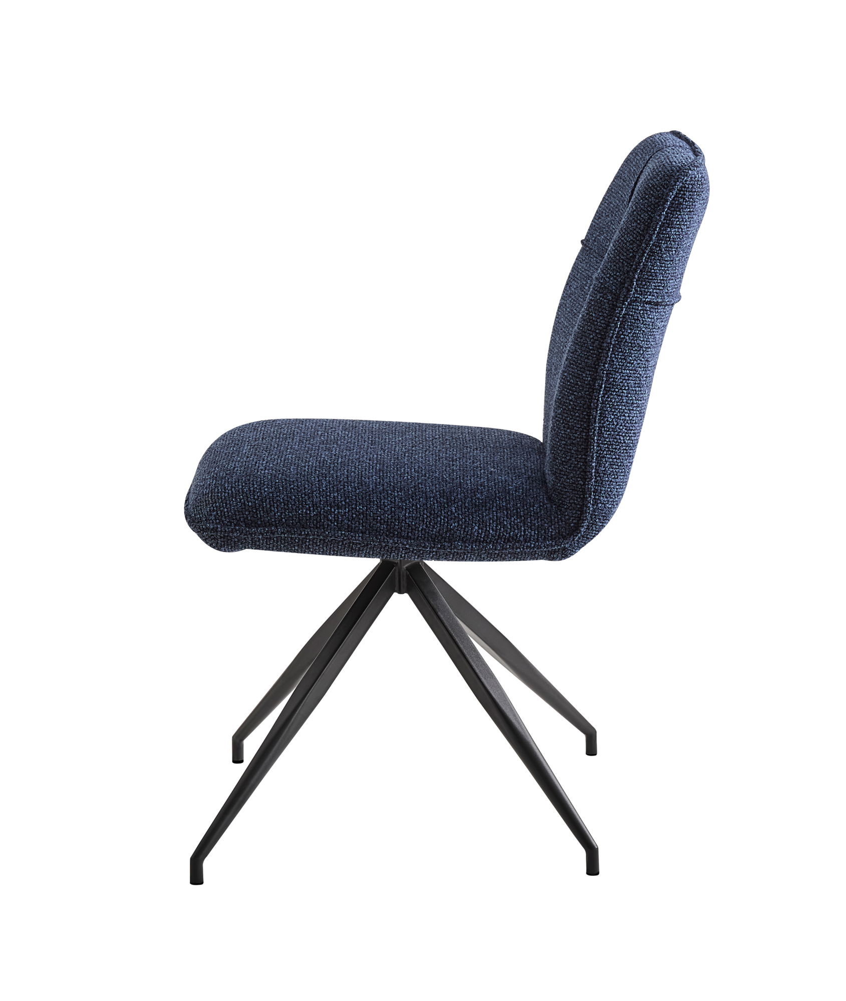 Alice stoel stof blauw