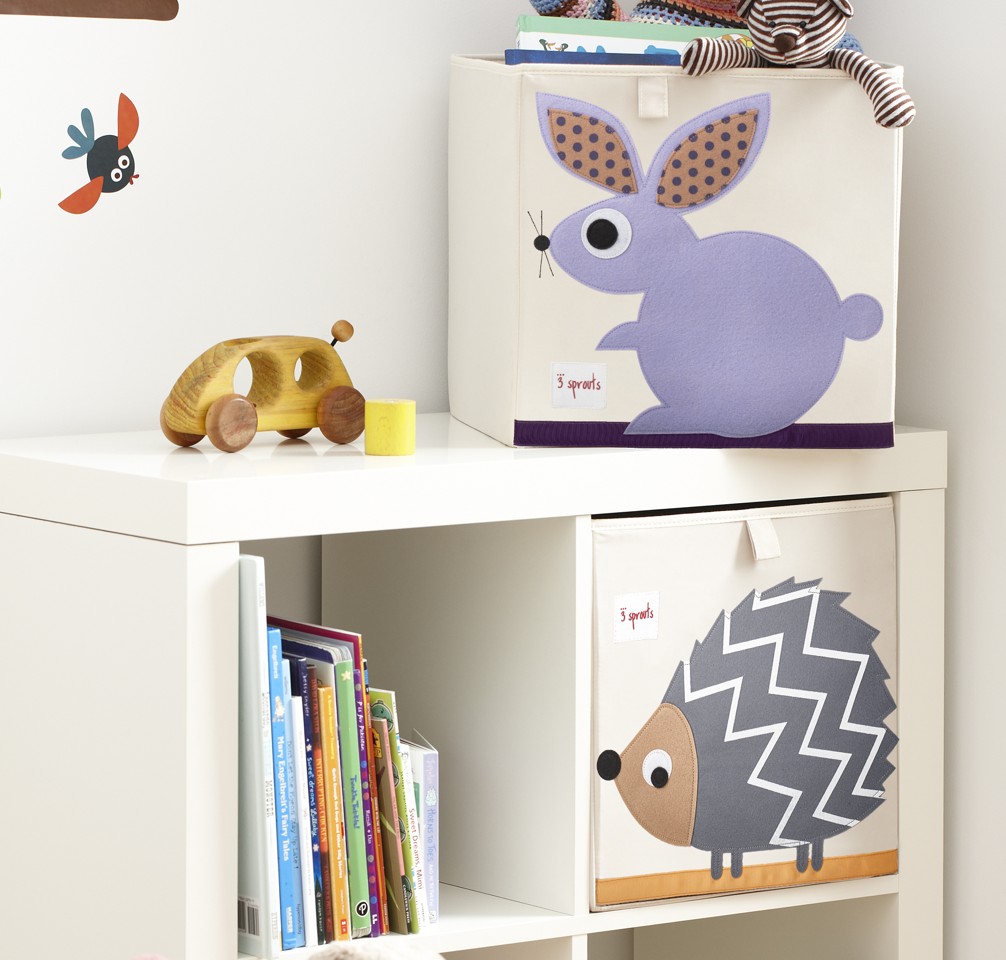 3 Sprouts - Storage Box - Purple Rabbit