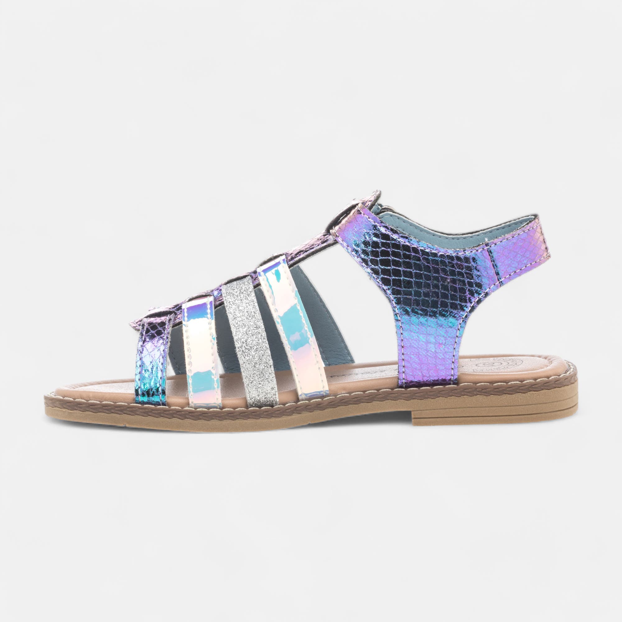 Nu-pieds Fille rose