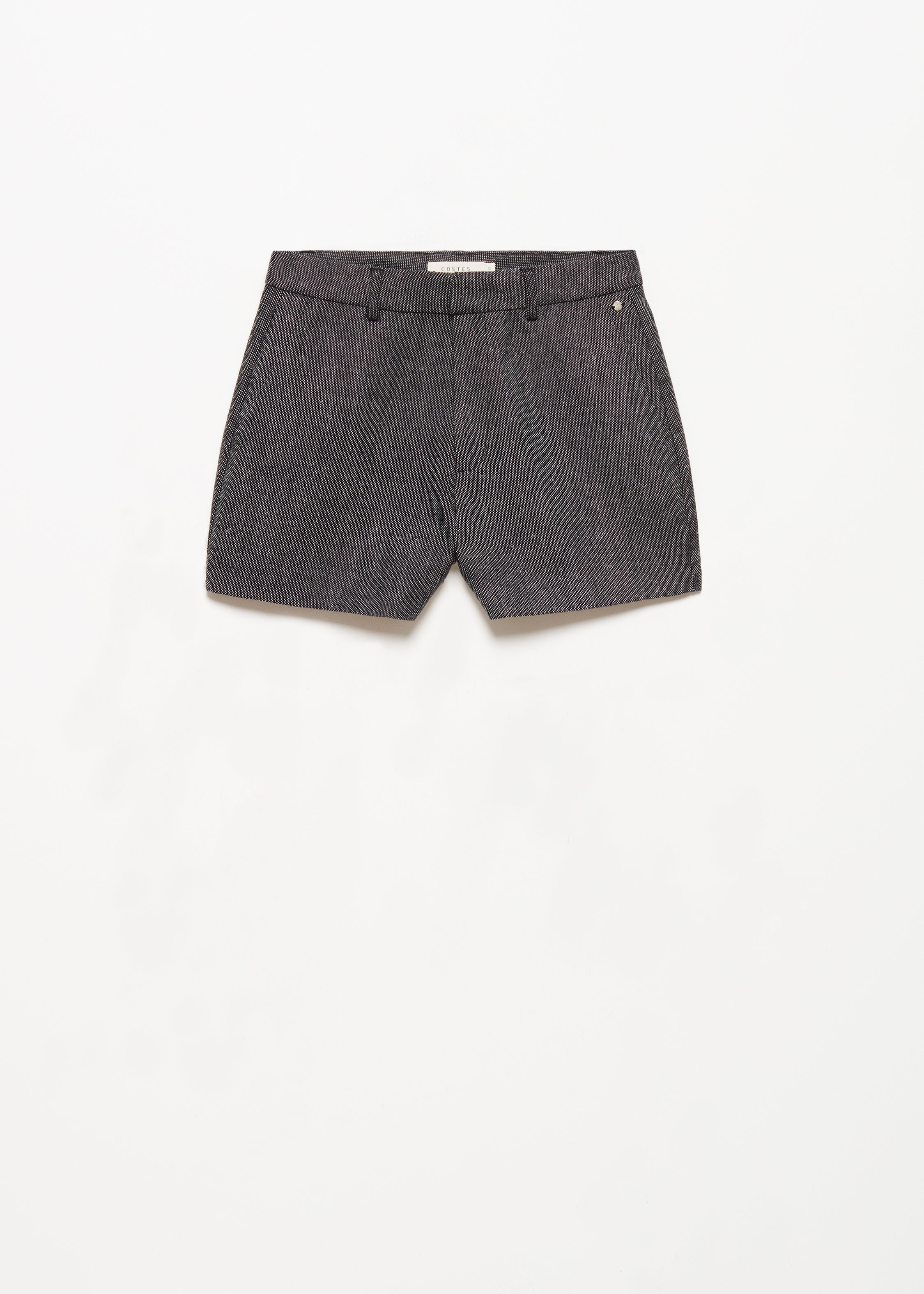 Shorts tweed structuur