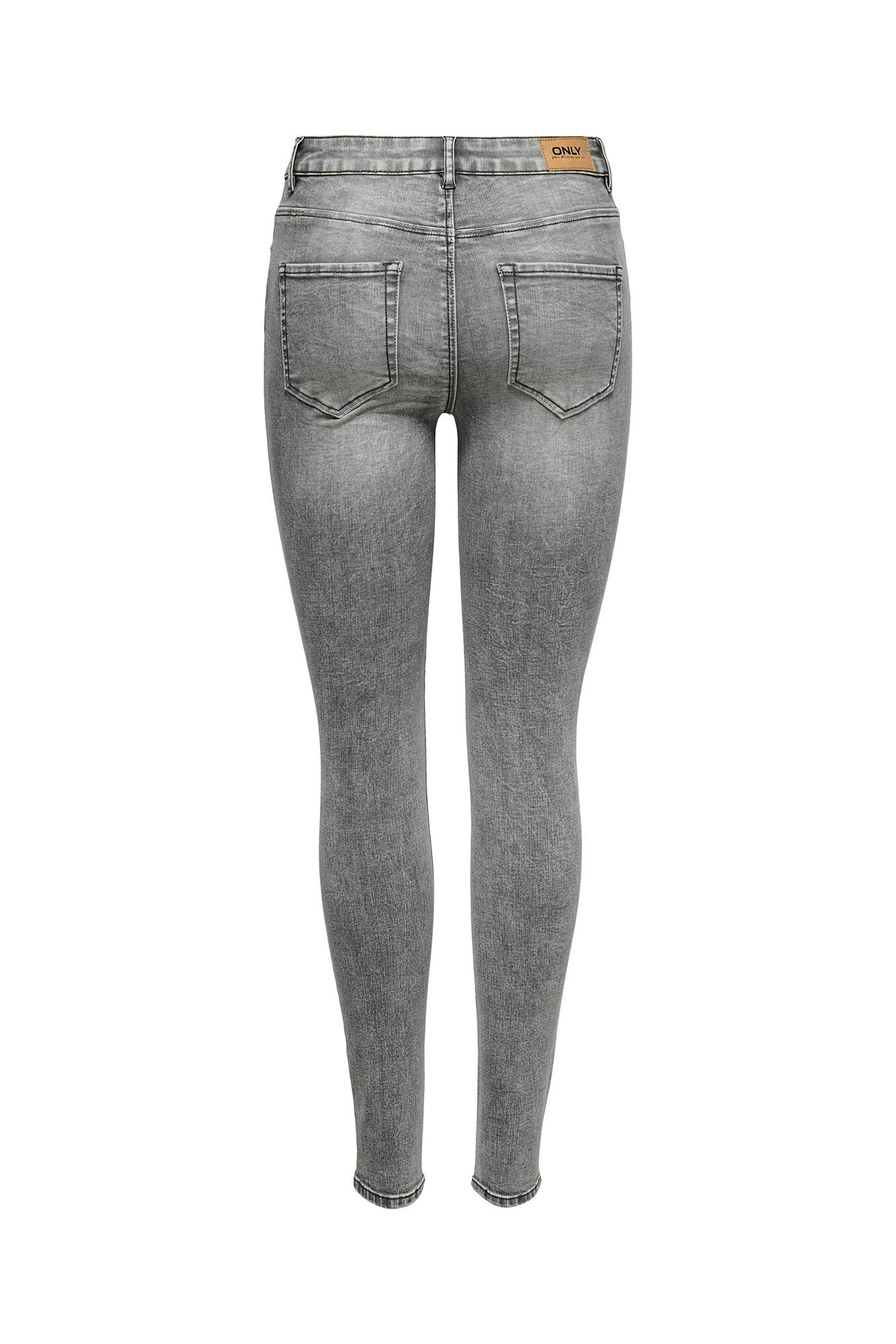 Calça jeans skinny de cintura alta