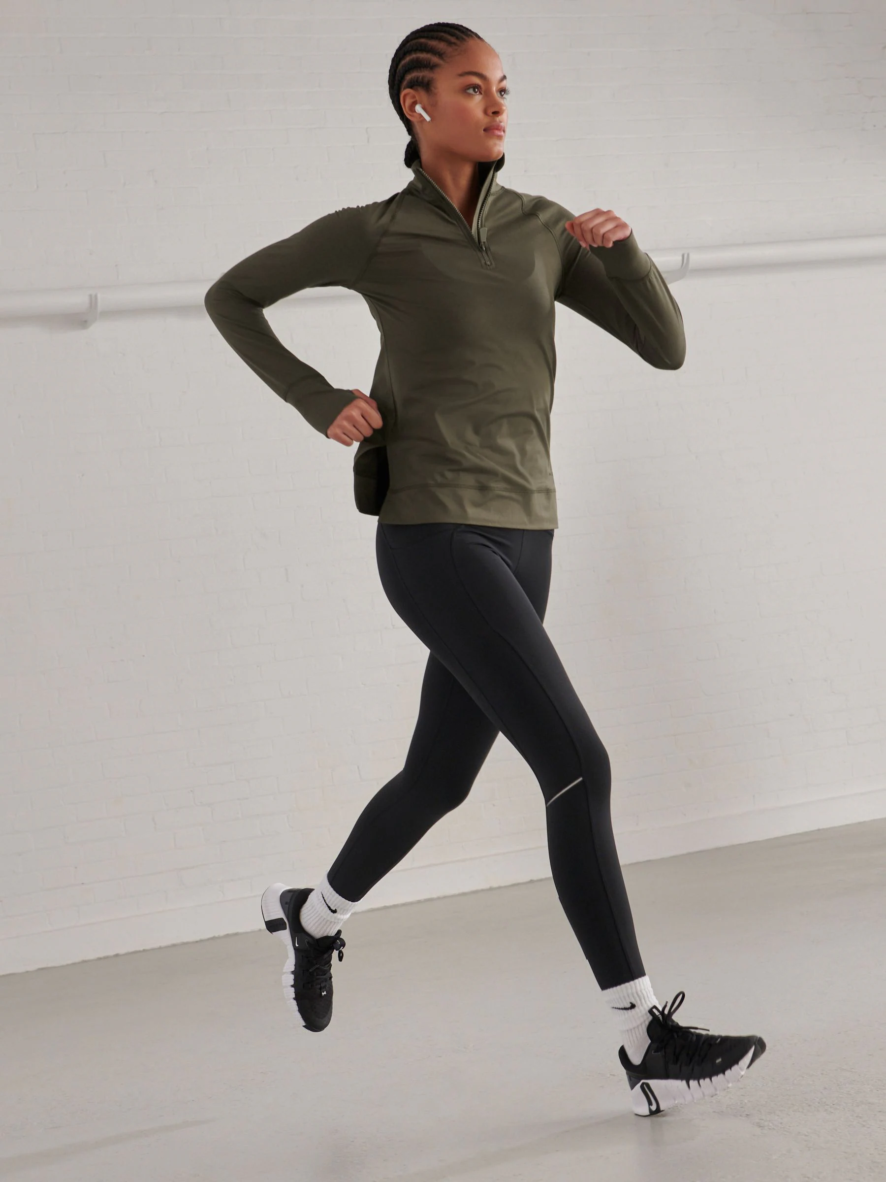 Zwart - Running Leggings with Pocket