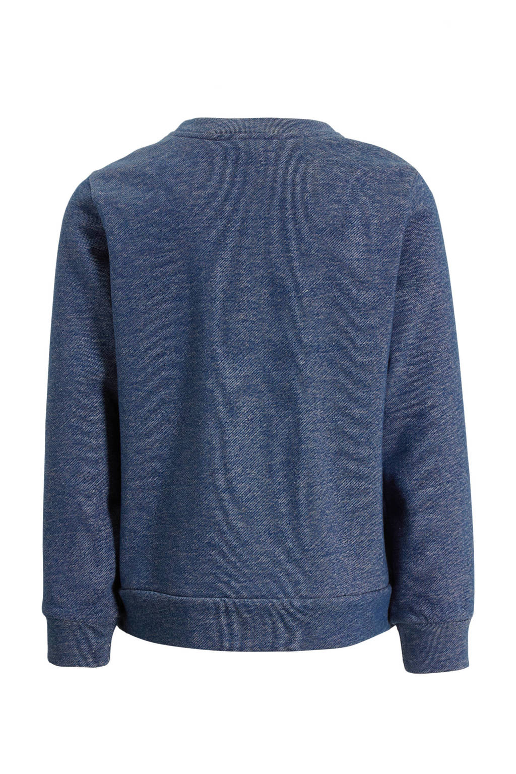 anytime sweater denim look blauw