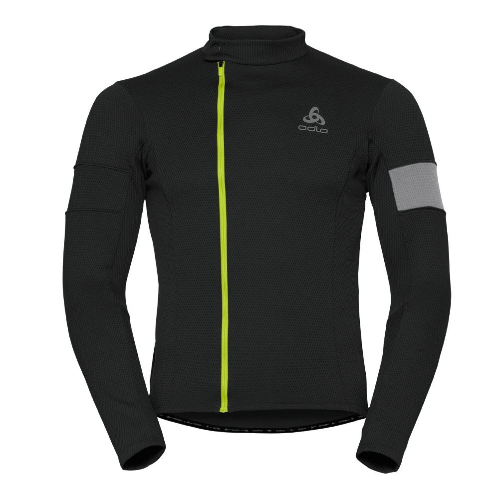 T-shirt Manches Longues Noir Homme Odlo Lombardia