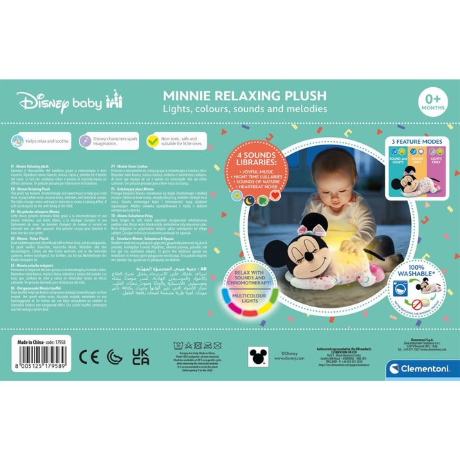 Disney - Baby Minnie - Schlafende Plüschfigur Minnie