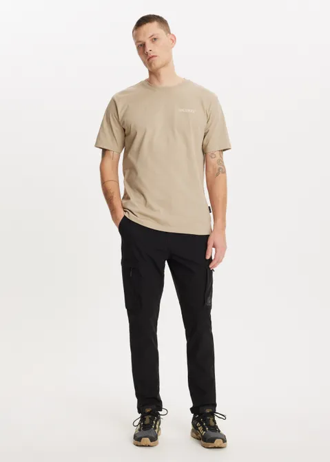 T-shirt met print peninsula zand (ZND.M)