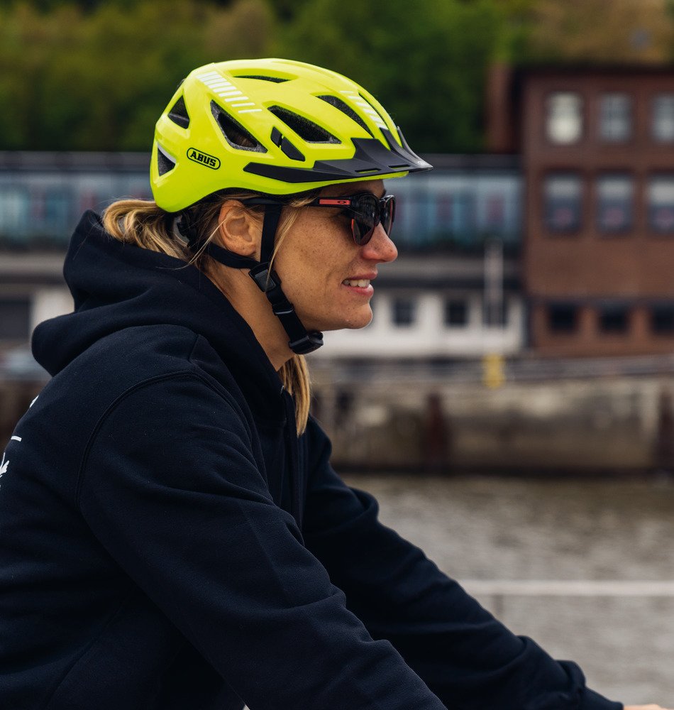 ABUS Urban-I 3.0 MIPS cykelhjelm LED Signal Yellow