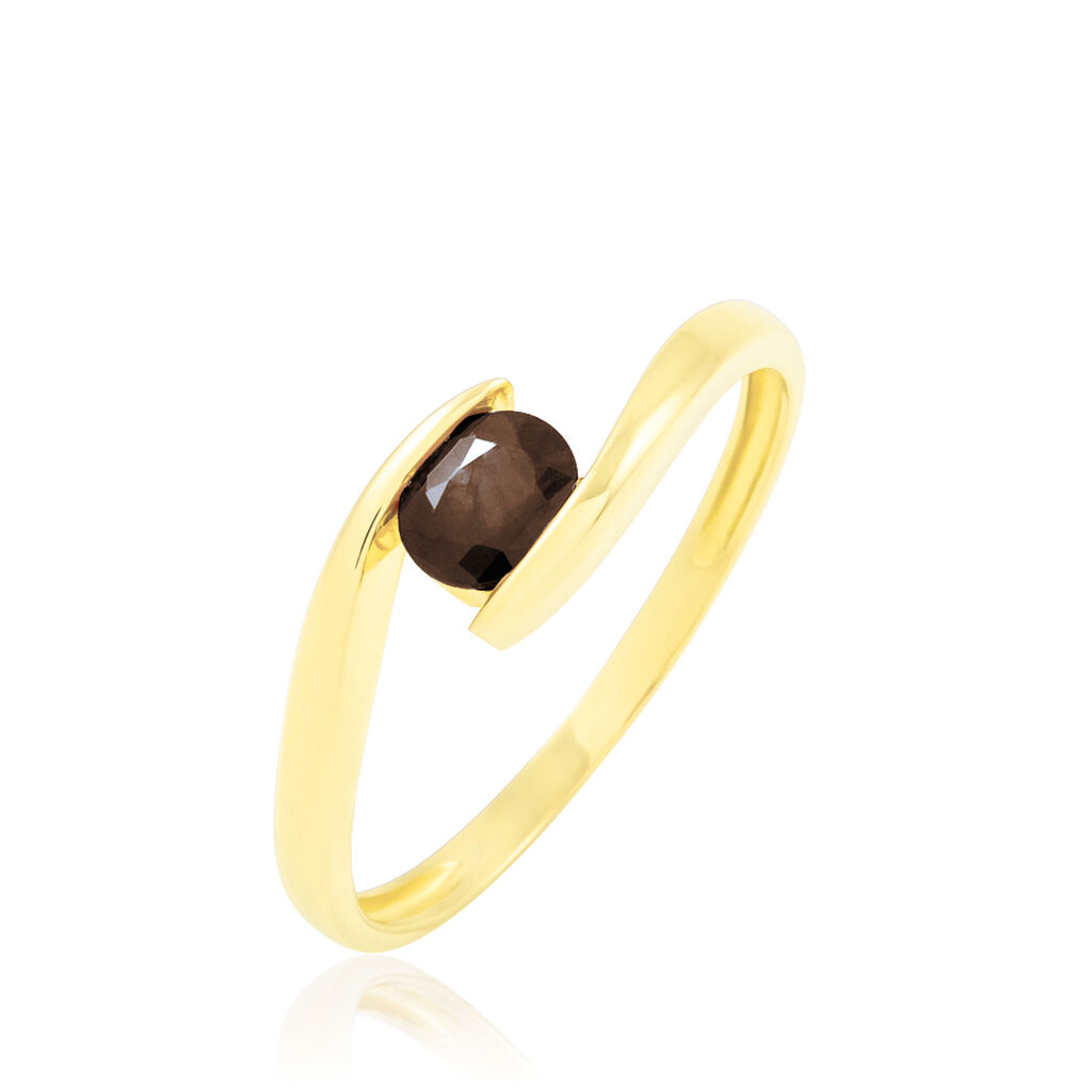Bague Camilia Or Jaune Quartz