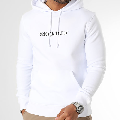 Sweat Capuche Art Series Blue Blanc
