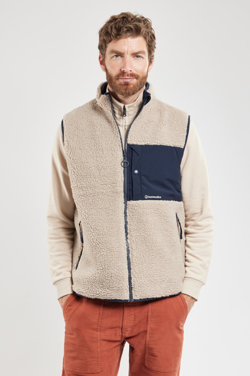 Polaire réversible sherpa HIPSTOP