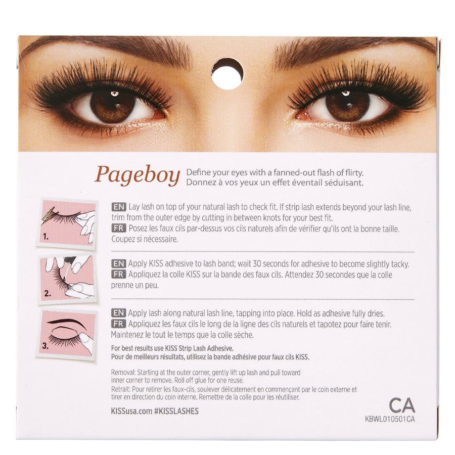 KISS Lash Blowout Pageboy 1pair