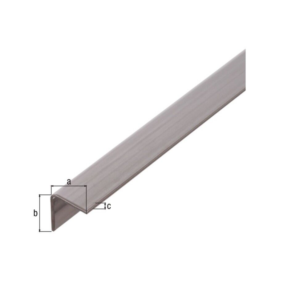 VINKELPROFIL GAH ALBERTS RUSTFRITT STÅL 20X1,5MM 2M