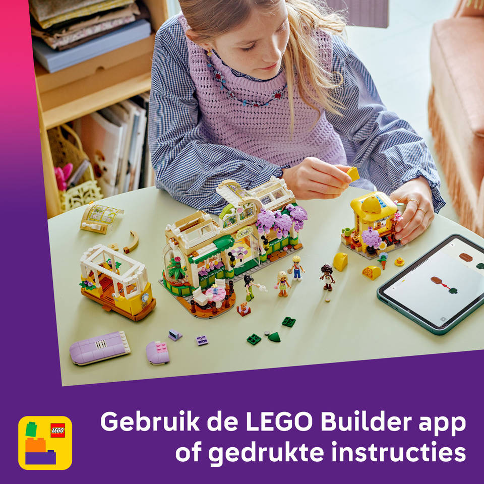 LEGO Friends plantencafé en bloemenwinkel 42671