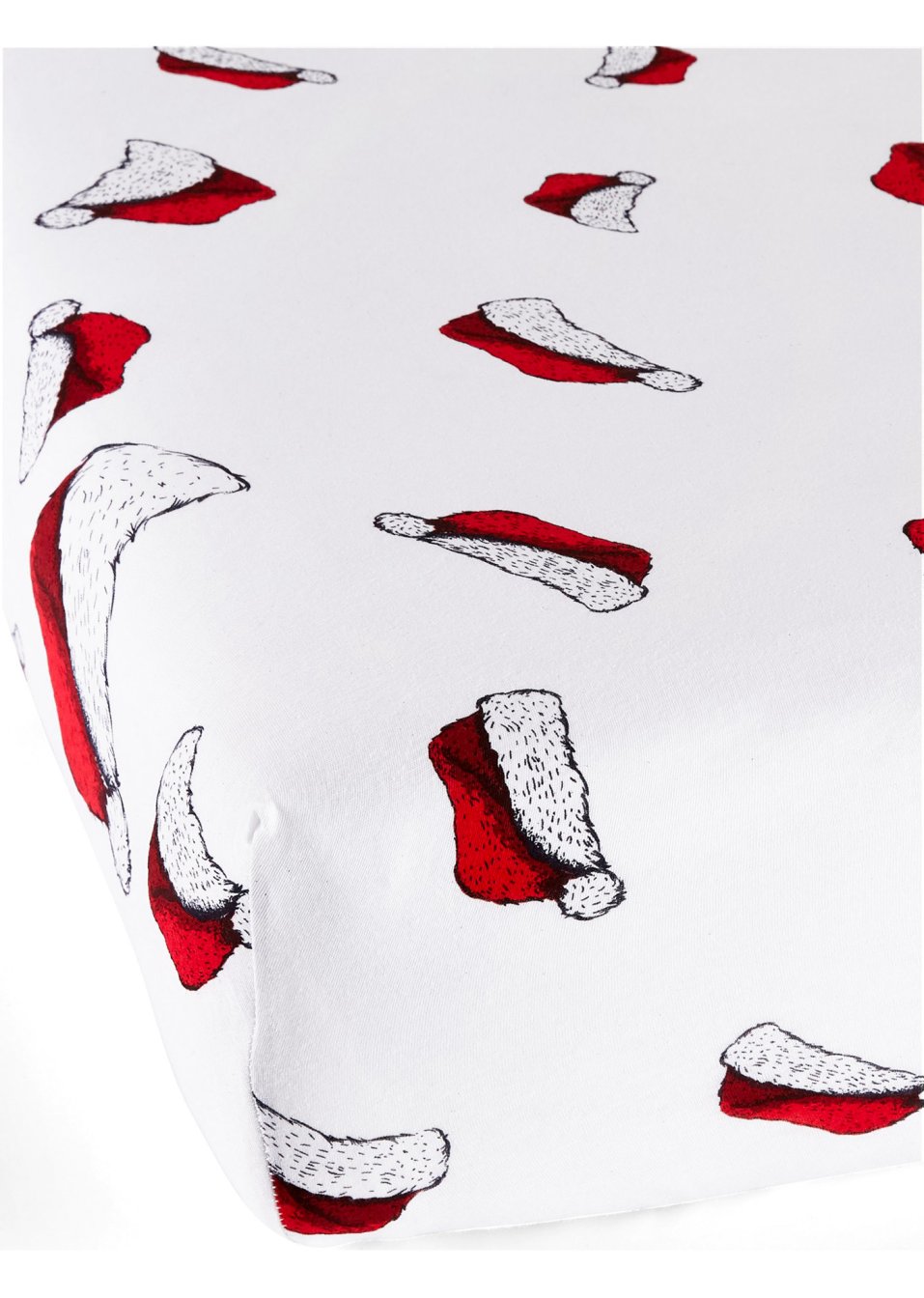Drap-housse motif bonnet de Noël