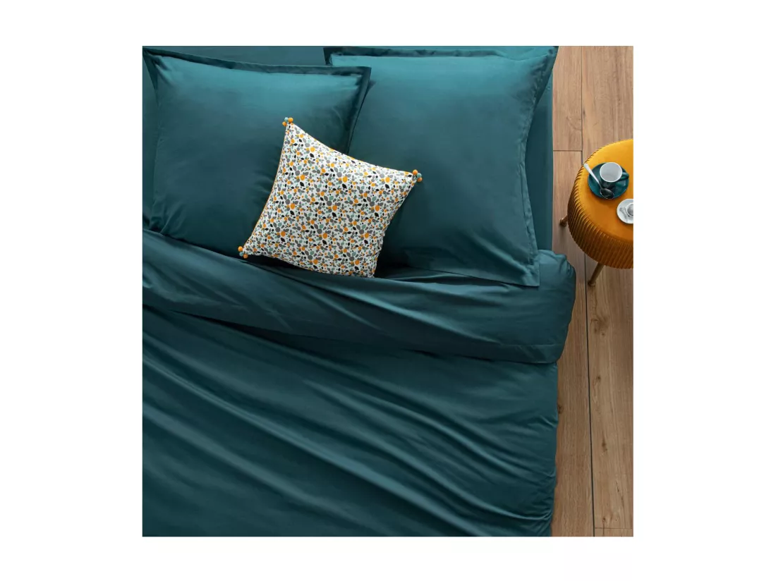 Drap plat 1 Personne en Coton Canard 180 x 290 cm