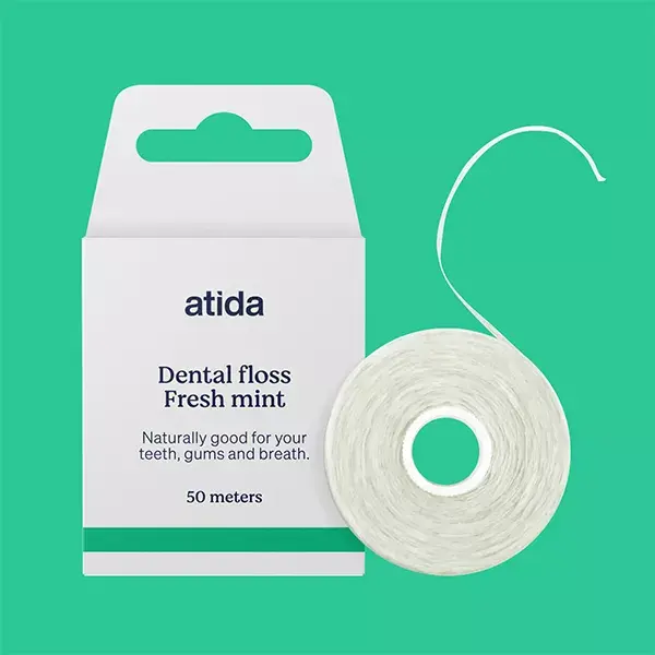 Fio dental Atida sabor menta 50m