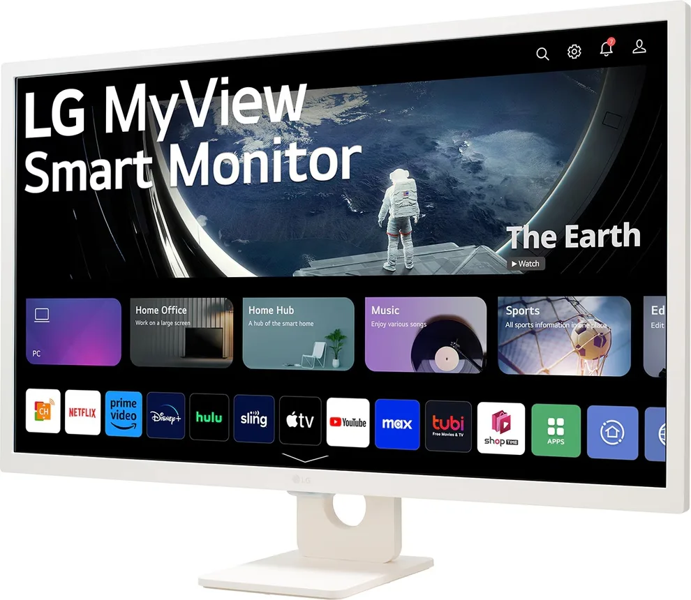 LG MyView Smart Monitor 27SR50F-W Écrans de bureau et professionnels