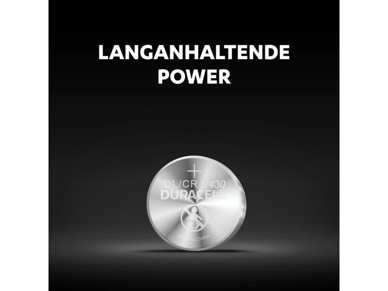 Duracell Knopfzelle Lithium CR2430 , 1 Stück Typ Knopfzelle, 1 Stück